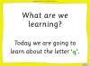 The Letter 'q' - EYFS Teaching Resources (slide 2/21)